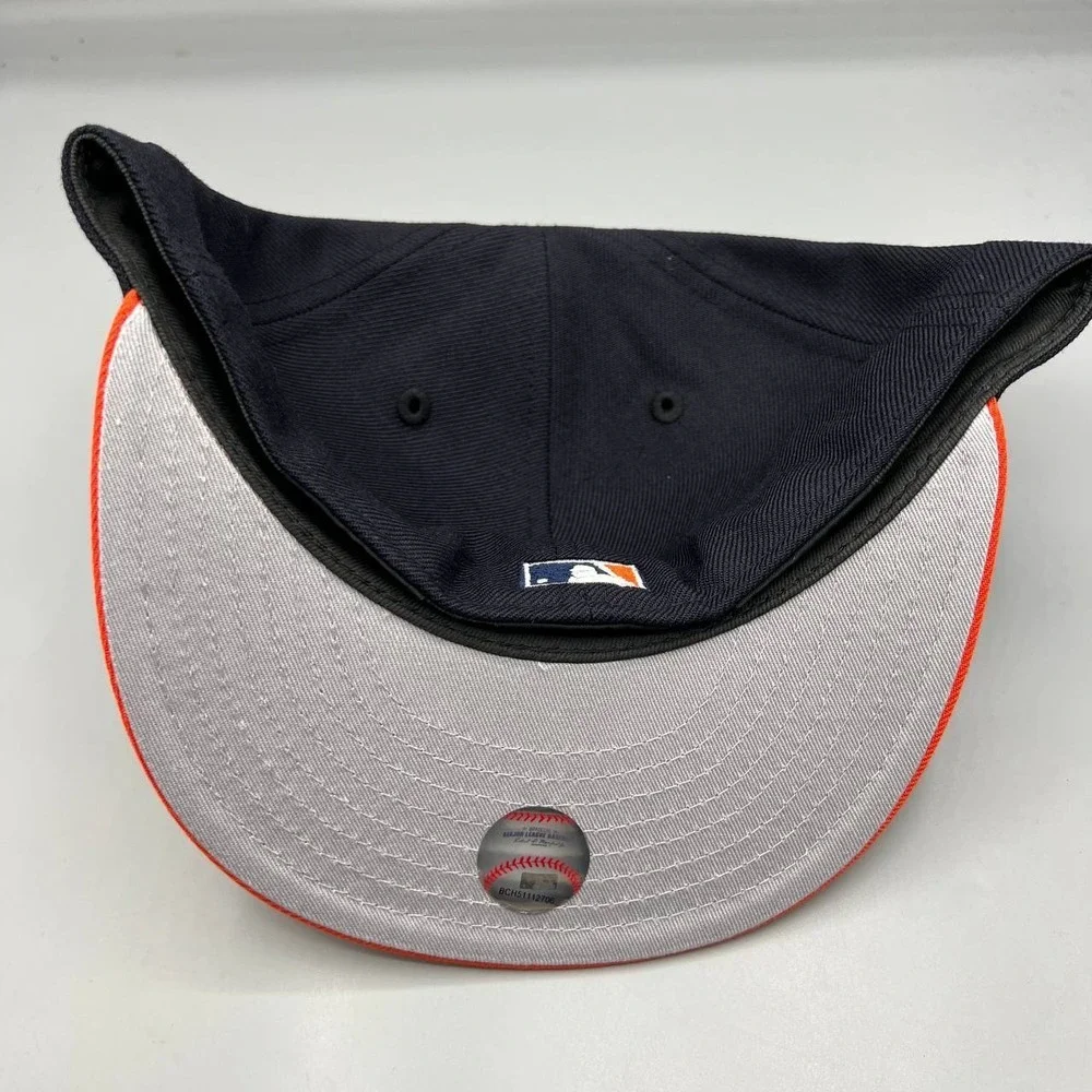 Detroit Tigers‎ Hat Men 7 5/8 Navy Red 59Fifty New Era MLB Fitted Cap